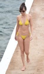 Swimwear Dakota Johnson Wearing A Bikini On The Set Of Fifty Shades