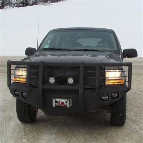 Iron Bull Bumpers® 25 Shr Full Width Black Front Winch Hd Bumper With