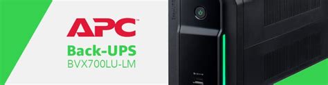 Back UPS APC BVX700LU LM De 700VA 360W 4 Contactos NEMA 5 15R 120V