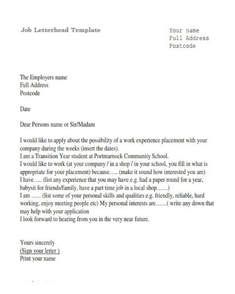 Job application letter is written by an applicant when he or she is applying for a job. Letterhead Of Aplication - Burma Document Recommendation ...