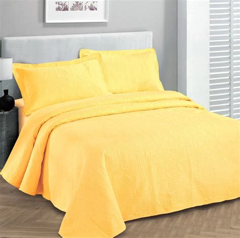 Yellow Bedspreads King Size How To Blog