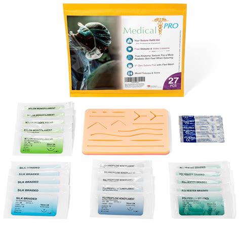 Buy Medicalpro Refill Suture Practice Kit For Medical Students The