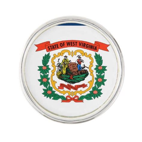 West Virginia State Flag Lapel Pin Patriotic Flag Patriotic Ts