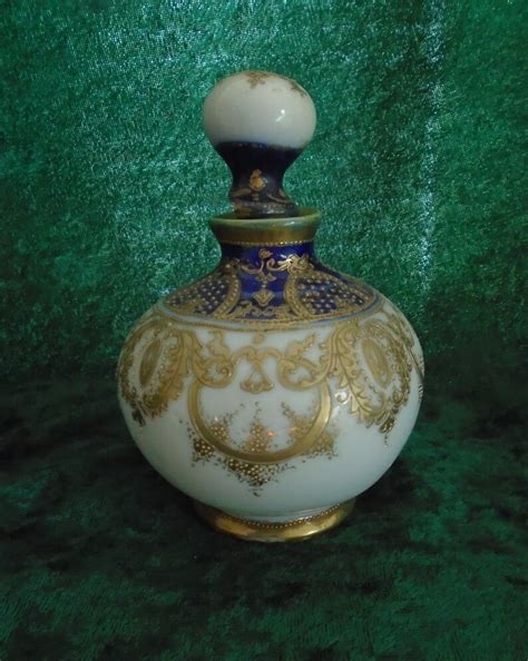 Stunning Antique Morimura Brothers Porcelain Perfume Bottle Etsy