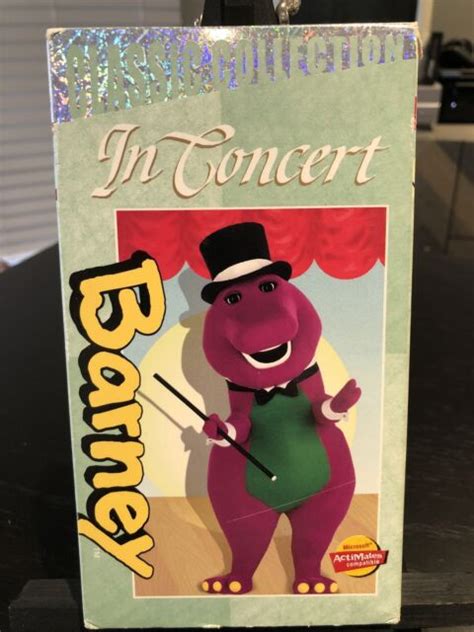 Barney Barney In Concert Vhs 2000 Classic Collection For Sale