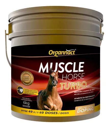 Suplemento Para Caballo En Polvo Organnact Suplemento Muscle Horse En