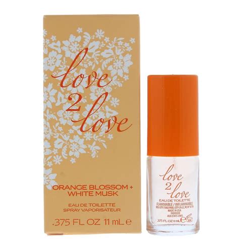 Love2love Orange Blossom White Musk Eau De Toilette 11ml Spray For Her Fruugo Uk