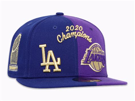 Los Angeles Lakers And Dodgers Nba X Mlb Co Champs 2021 Fanatics Purple