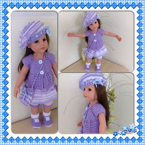 Top Down Lacy Cardigan Set Pattern By Jacqueline Gibb Baby Alive Doll