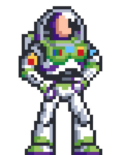 Artstation 16 Bit Pixel Art Buzz Lightyear