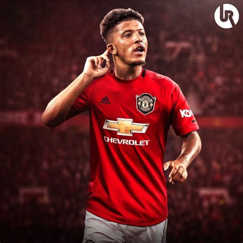 Jadon malik sancho (born 25 march 2000) is an english professional footballer who plays as a winger for german bundesliga club borussia dortmund and the england national team. Jadon Sancho in Manchester United Jersey Fan-Made Images ...