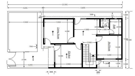 Cad Block House Plan Setting Out Detail Cadblocksfree Jhmrad 169023