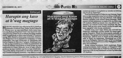 Editoryal Tagalog Philippin News Collections