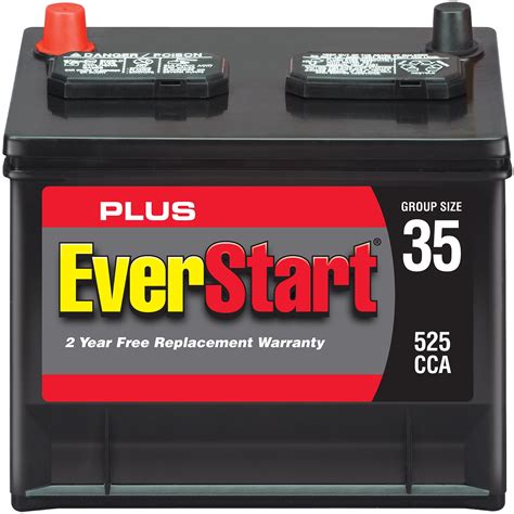 EverStart Plus Lead Acid Automotive Battery, Group Size 35-3 - Walmart