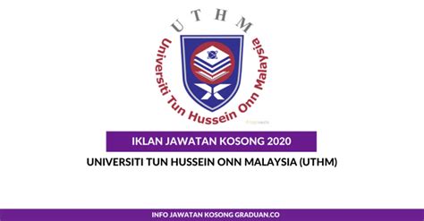 Find universiti tun hussein onn malaysia information contact fees scholarships for international students to study in malaysia. Permohonan Jawatan Kosong Universiti Tun Hussein Onn ...