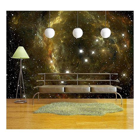 Wall26 Colorful Space Star Nebula Removable Wall Mural Self