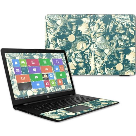 Skin Decal Wrap For Hp 17t Laptop 173 2017 Sticker Tan Seashells