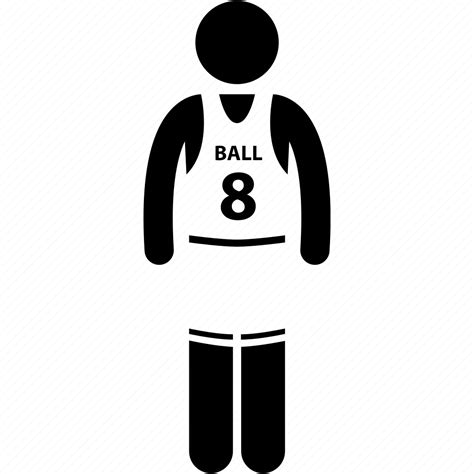 Basketball Player Small Forward Sport Stick Man Stickman Tall