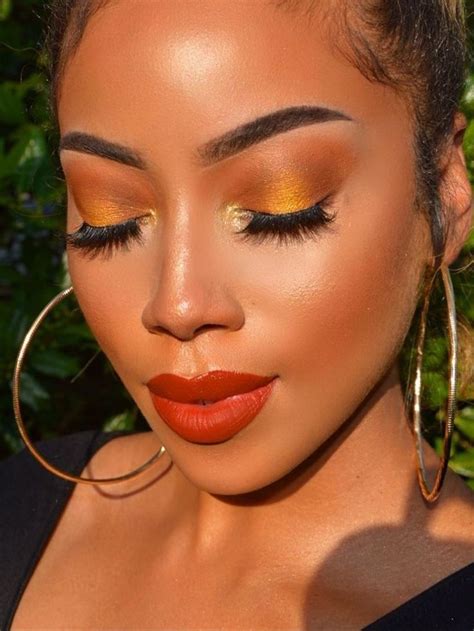 Pin By Pali On Black Girl Soft Glam Makeup Dark Skin Makeup Makeup