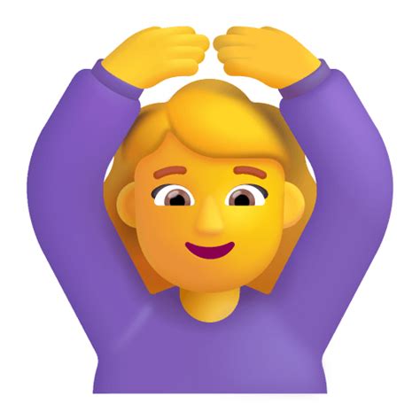 Woman Gesturing Ok 3d Default Icon Fluentui Emoji 3d Iconpack Microsoft