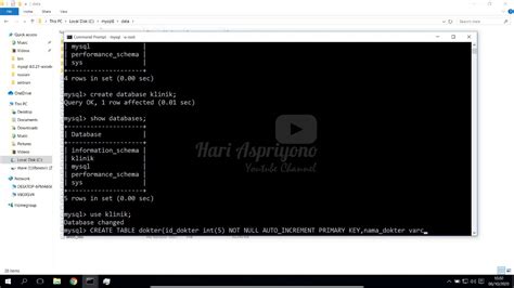 Cara Menjalankan Mysql Portable Dan Menggunakan Mysql Portable Di