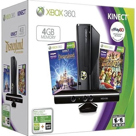 Kinect Holiday Bundle 2012 4gb Xbox 360 And Disneyland