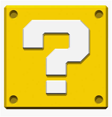 Super Mario Question Block Hd Png Download Kindpng