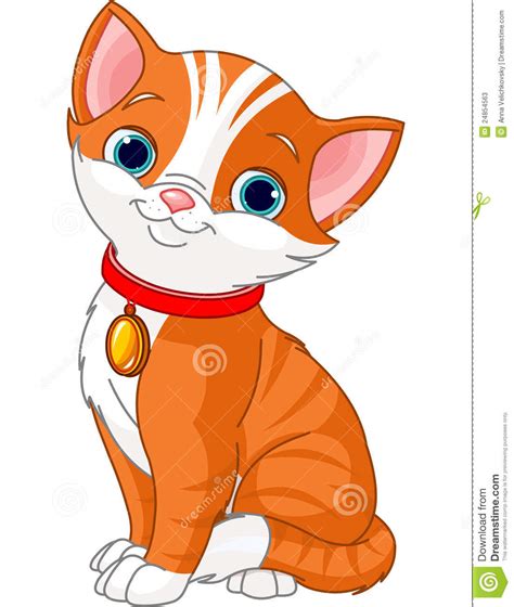 Cute Cat Stock Vector Illustration Of Cute Painting 24854563