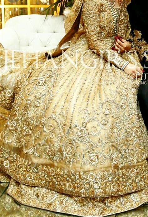 Champagne White Bridal Lehenga Dress Pakistani Bridal White Lehenga