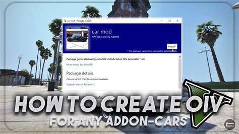 How To Create Oiv Packages For Addon Cars In Gta5 2023 Youtube