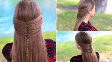 Hair Styles Mermaid Half Braid Tutorial How To Instructions