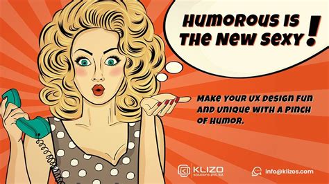 humorous is the new sexy humor in ux design klizos web mobile and saas development software