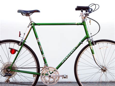 Peugeot Cadre Allege Vintage 70s 10 Speed Road Bike Green Used Bikes