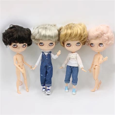 Icy Nude Factory Blyth Doll Four Different Hair Color Male Joint Body