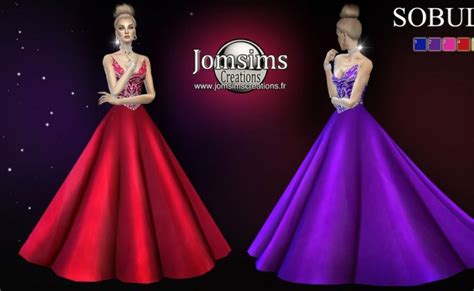 Long Ball Dress The Sims 4 P1 Sims4 Clove Share Asia Tong Hop Otosection