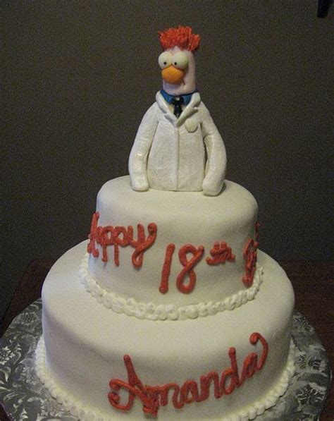 Bear Heart Baking Company Beaker From The Muppets Birthday Cake