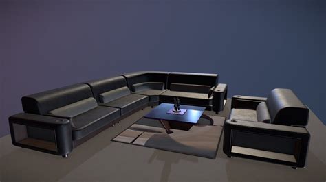 Lounge Furniture Set 3d Model By Mulderach Garyelder Ca4e687