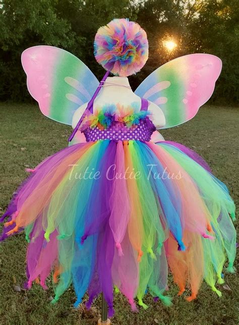 Rainbow Fairy Tutu Dress Costume Etsy