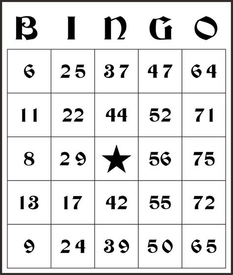 5 Best Images Of Free Printable Number Bingo Cards Printable Bingo