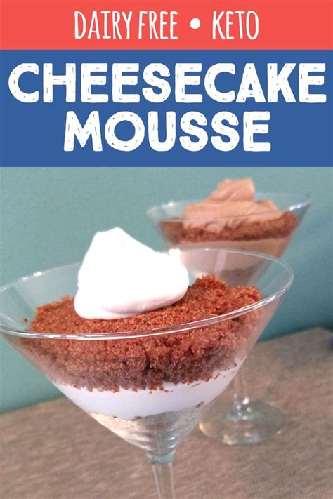 Satisfy your deepest chocolate cravings. No cook, dairy free keto dessert! This cheesecake mousse ...