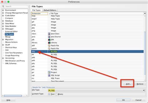 Customizing File Extensions For Your Plsql Code In Oracle Sql Developer