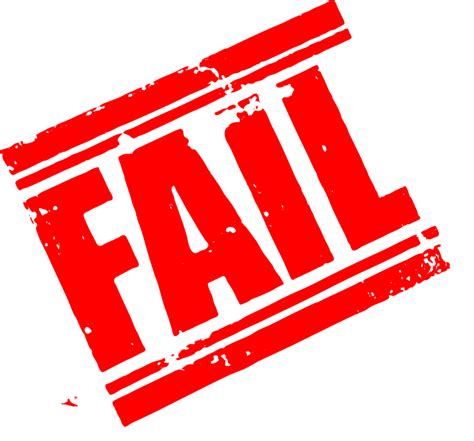 Fail Stamp Png Transparent