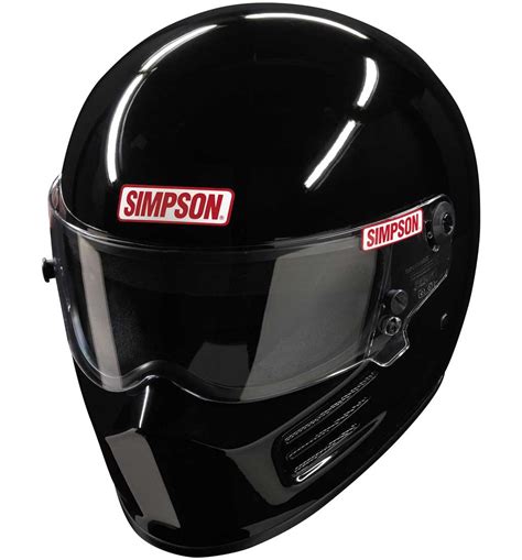 Simpson Bandit Helmet Sa2015 Gloss Black L Sim4200008 F