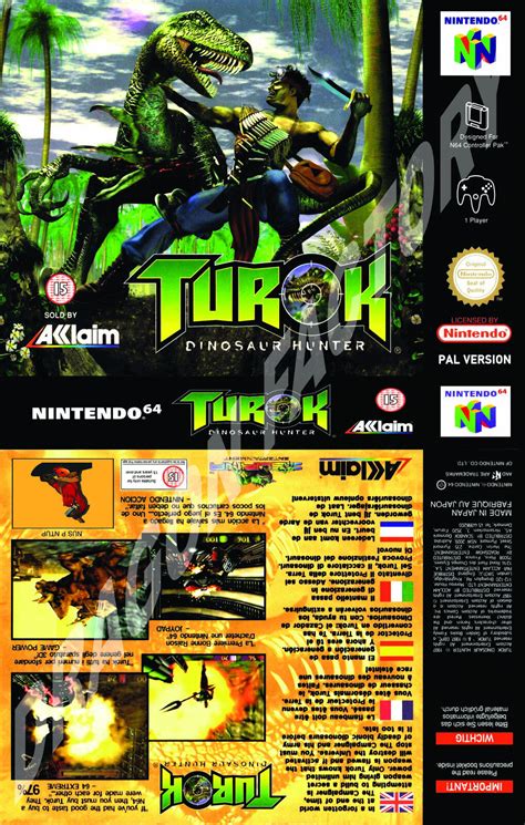 Turok Dinosaur Hunter Nintendo Prix Photo Pr Sentation