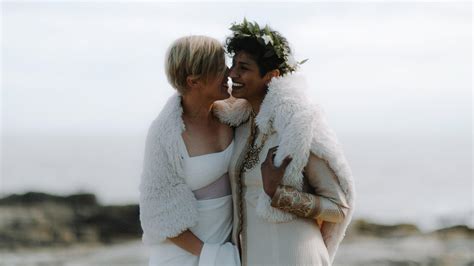 Elegant Same Sex Wedding On An Island Lgtbq Love And The Most Epic