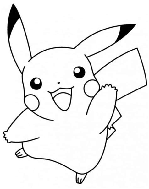 Pikachu Coloring Pages Pdf