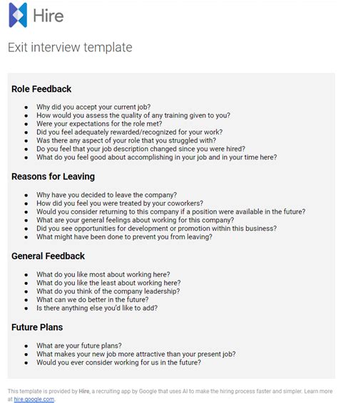 Job Interview Questions Template Support Your Career