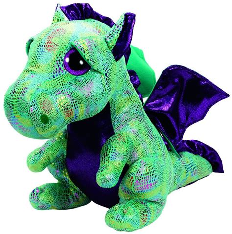 Ty Plush Cinder The Dragon Large Size 17 Inch