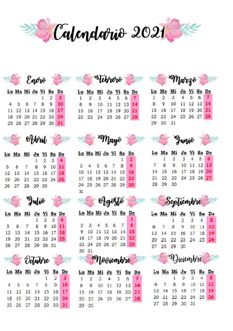 Calendario Pdf Calendario Para Imprimir Gratis Calendarios Imprimibles Plantilla De