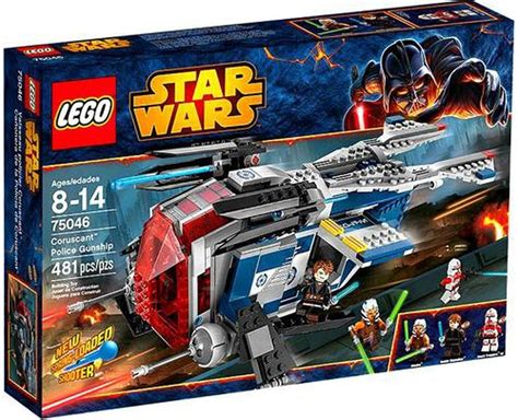 Browse sets from all scenes of the hit saga here. LEGO Star Wars The Clone Wars Coruscant Police Gunship Set ...